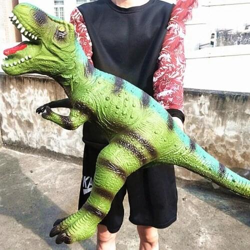 Large Size Dinosaur Figures Soft Spinosaurus Stegosaurus Tyrannosaurus Birthday Gifts for Boy Toy