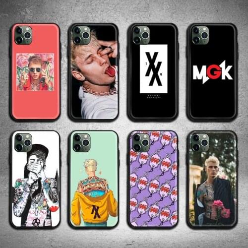 MGK Machine Gun kelly Phone Case for iphone 12 pro max 11 pro XS MAX 8 7 6 6S Plus X 5S SE 2020 XR case
