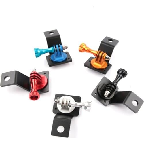 CNC Motorcycle Rear View Mirror Holder Bracket For SJ4000 WlFl Gopro 4 Session Hero 9 8 7 6 5 4 3 Base mount
