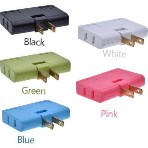 US 1-15p Male To 3-way US 2 Pin AC Power Travel Adapter Plug Converter Splits 1-Way Into 3-way Outlet Travel Pop Socket
