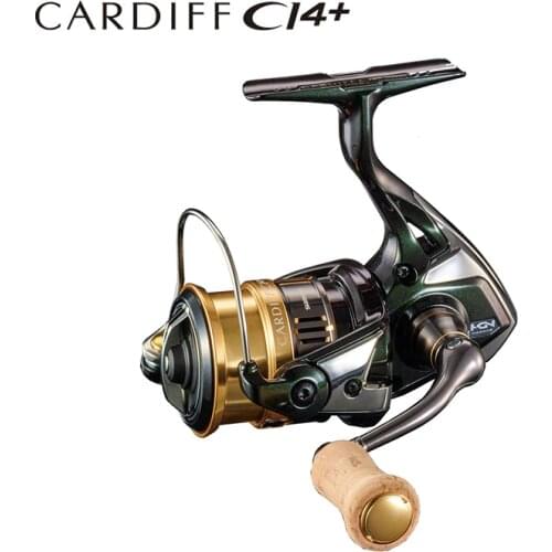 Shimano Original CARDIFF CI4+ 1000S 1000SHG C3000MHG 5.0/6.0 COLD LUMINIUM SPOOL WATERPROOF DRAG Saltwater Fishing Reels