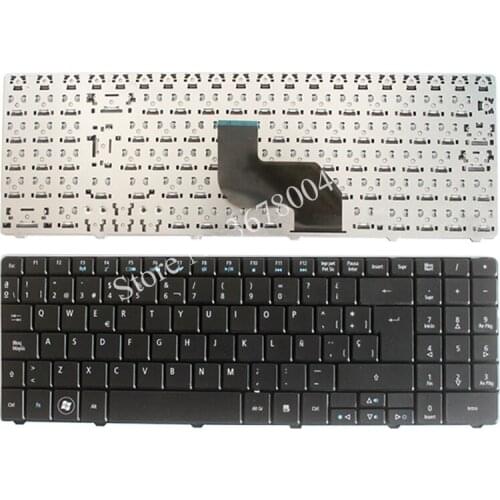 SP laptop keyboard for ACER Aspire 5516 5517 5332 5732 5732Z 5732ZG 5532 5534 7713 7715 MP-08G63SU-528 Spanish keyboard Black