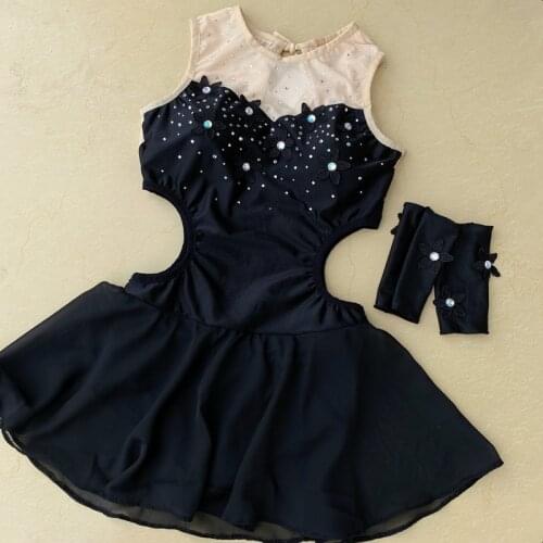 Pole Dancing Costume Rings Dance Hollow Out Rhinestones Bodysuit Stage Competition Performance Clothes Adult Women