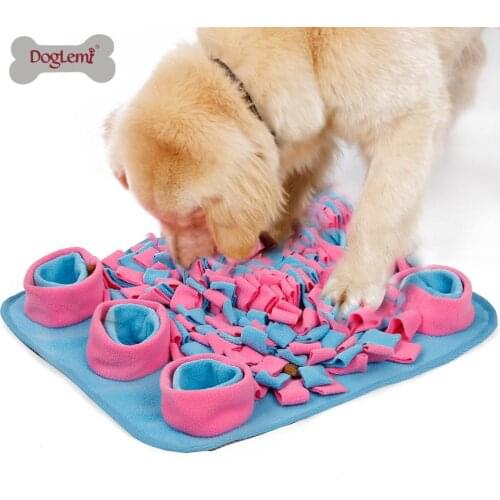 Snuffling Traning Pet Mat Fleece Dog Slow Eating Bowl Mat