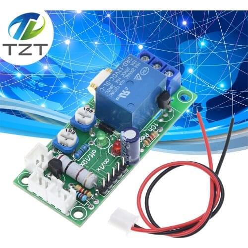 TZT Vibration Module/ Vibration Sensors Relay Switch Sensitivity and The Time Delay Adjustable (D2A1) 12V for arduino