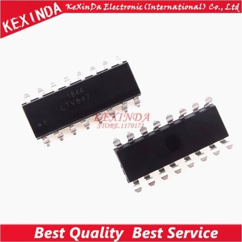 LTV847 optocoupler LTV847S SOP16 LTV-847S SMD New original 50pcs/lot Free shipping