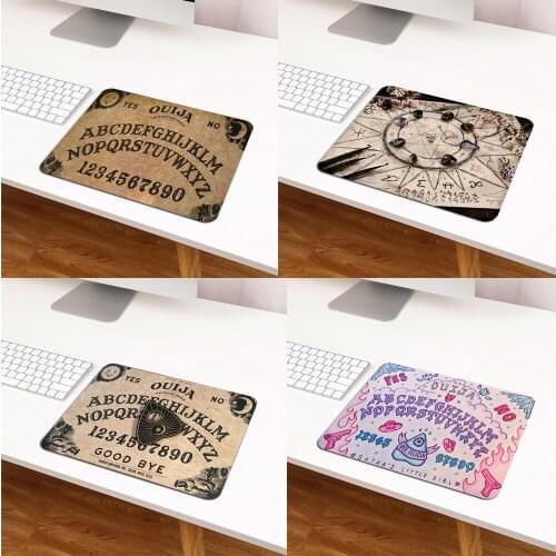 Ouija Board Dark Occult Small Mouse Pad Desk Pad Drop Shipping Mesa Gaming Hot Pad Mat Anime Keyboard Gaming Accessories