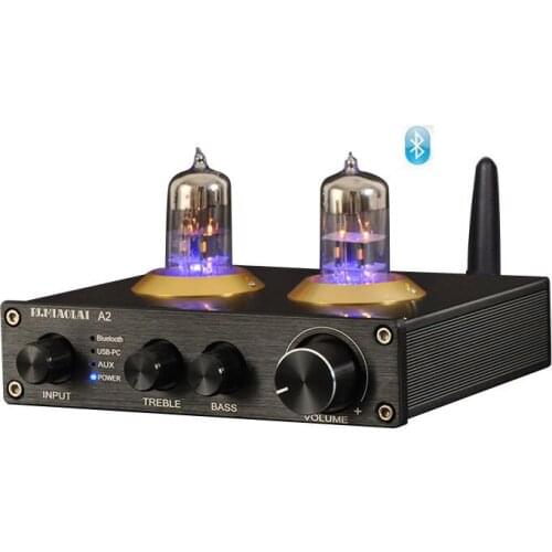 ZEROZONE Tube 6N3 Preamplifier Bluetooth 5.0 Tone HiFi USB Preamp(sound Card) -- L12-4