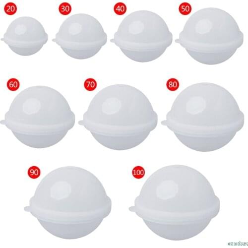 20/30/40/50/60/70/80/100mm Stereo Spherical Silicone Mold Jewelry Making DIY Balls Resin Decoration Crafts resin mold