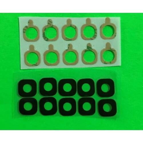 100pcs /Lot Back Rear Camera Glass Lens Ring Cover + Adhesive Stricker for Samsung Galaxy S8 G950F G950U S8 plus G955F G955U