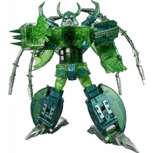 Transforms Toys Encore Universal Dominator Planet Unicron Green Figure