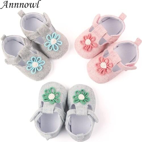 New Brand Baby Girl Shoes Soft Sole Toddler Flower Princess Dress Shoes Infant for 1 Year Old Newborn Footwear Birthday Gifts