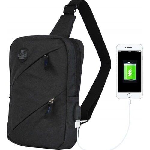 My Valice Smart Bag Usb'li Cross Chest Bag Practical Technological Young Classy Modern Storage Student Camping Running Travel