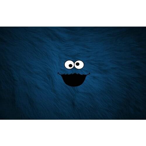 Cookie Monster Sesame Street photo backdrop High quality Computer print birthday photography backgrounds