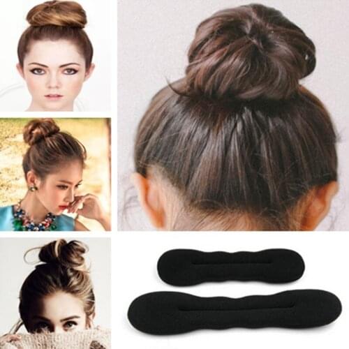Woman Hair Accessories Bun Sponge Hair Braiding Tools Magic Twist Foam French Braider Donut Hair Bun Maker Headwear Hair Clips