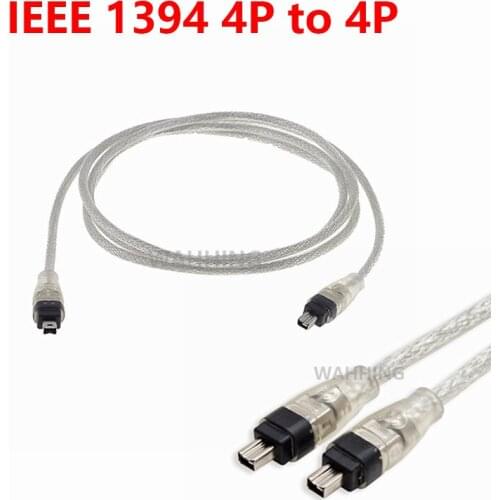 1.5M 4P 4 Pin to 4 Pin IEEE 1394 for iLink Adapter Cable 4Pin To Firewire Cable HY1351