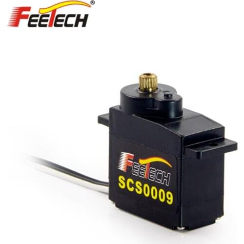 4pcs Feetech SCS009 2.5kg 9g Micro Servo Metal Gear for RC Helicopter Smart Robot Humanoid DIY and STEAM Education Competition