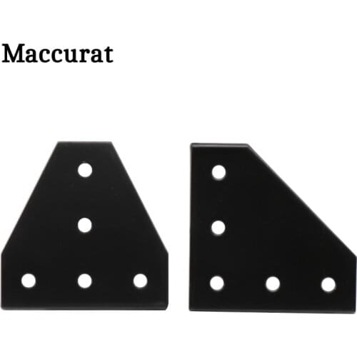 5 Holes 90 Degree Joint Board Plate Corner angle Bracket Connection Joint strip for 2020 Aluminum Profile 3d printer parts