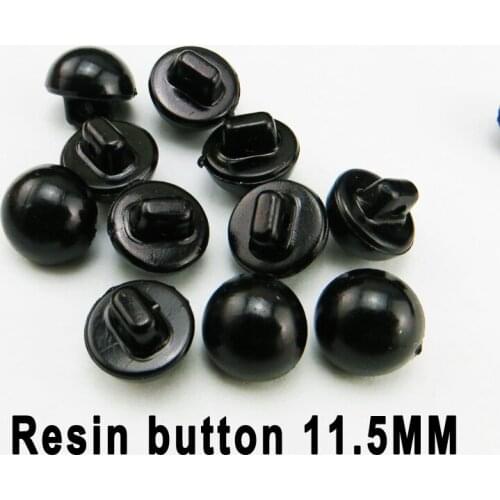 50PCS 11.5MM mixed/single colors Dyed resin buttons brand coat boots sewing clothes accessories pearl button R-218K