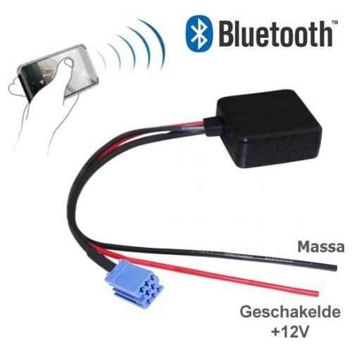 BLUETOOTH ADAPTER FOR AUDI, SKODA, SEAT, VOLK.SWAGEN, BECKER, PHILIPS AND BLAUPUNKT CAR RADIOS WITH A 8-PIN AUX CONNECTION
