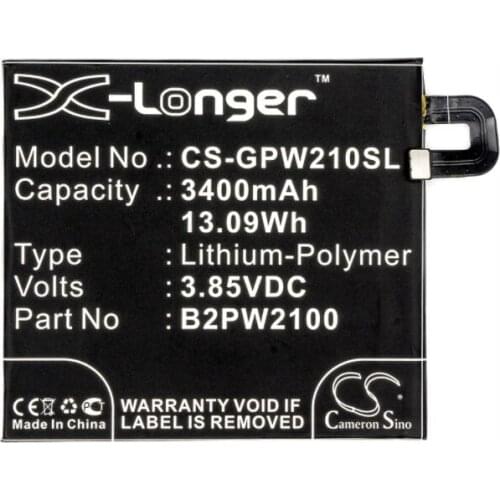 Cameron Sino 3400mAh battery for GOOGLE G-2PW2100 G-2PW2100-021-B G-2PW2200 Nexus M1 Global TD-LTE Pixel XL