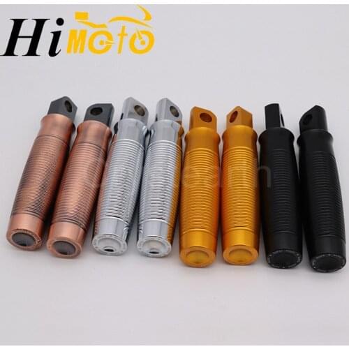 Motorcycle Aluminum Footrest Foot Rests Pegs For Harley Sportster XL1200 XL883 Custom