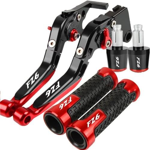 For YAMAHA FZ6 FAZER FZ-6 2004 2005 2006 2007 2008 2009 2010 Motorcycle Aluminum Brake Clutch Lever Handlebar Handle Grips Ends