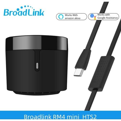 Broadlink RM4 Mini IR Wifi Universal Remote Control Switch HTS2 Temperature Humidity Sensor Compatible Alexa Google Assistant