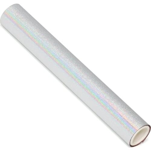 3M x 1 Roll Sliver Sand Color Hot Foil Paper Heat Activated Glimmer Holographic Transfer Sheets Hot Stamping Paper