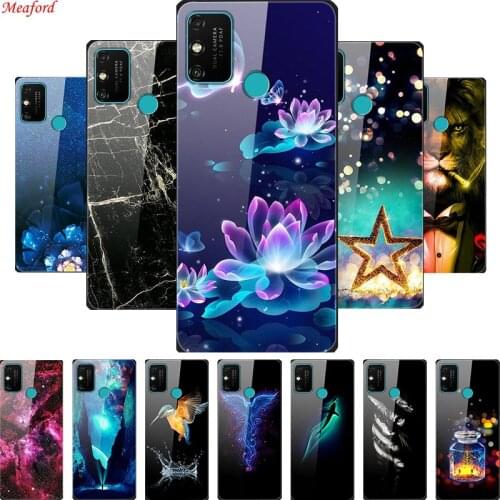 Tempered Glass Case For OPPO A53 Case Hard Back Cover For OPPO A53 Phone Cases A 53 Funda For OPPO Reno5 Lite Reno 5 Pro Case