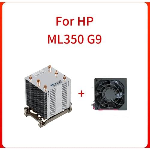 ML350G9 Heatsink 780977-001 769018-001 and Cooling Fan 780977-001 780976-001 768954-001 For HP ML350 Gen9 G9 Server Processor