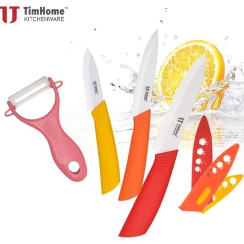 Paring Ceramic Knife Peeling Utility Kitchen Ceramic Knives Sets Ceramic Peeler High Quality Timhome Brand