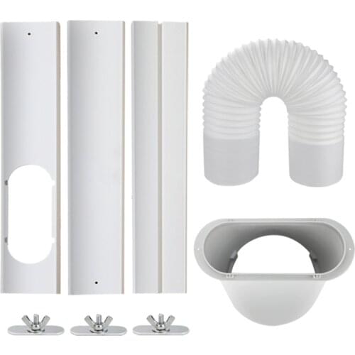Air Conditioning Window Accessories Set Exhaust Hose Connector for Mobile Air Conditioning Adjustable Window Seal Dropship
