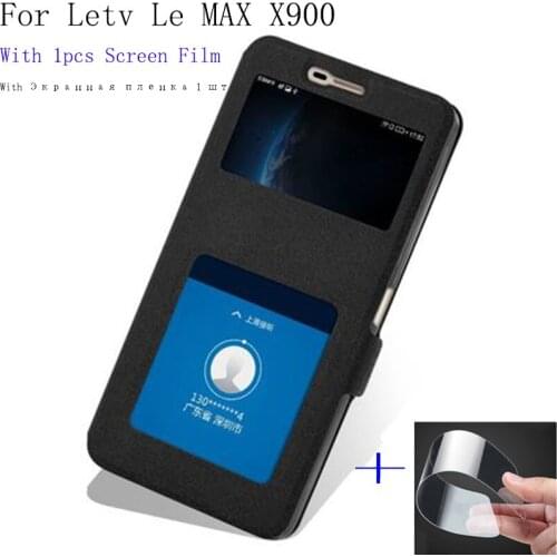 For Letv Leeco Le MAX X900 Case Cover Flip Leather With Smart View Window Protection Shell for LeMAX X 900 Phone Holster cases