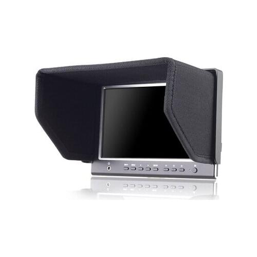 Lilliput 664 Monitor, 7 inch 16:9 LED Field Monitor With HDMI, Composite Video And Collapsible Sun Hood