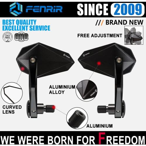 Motorcycle Bar End Mirror Handlebar for Yamaha MT07 MT09 MT10 XSR700 XSR900 XJ6 TDM TMAX XMAX SMAX FZ1 FZ6 FZ07 FZ09 FZ10 Ninken