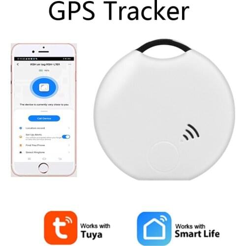 Portable GPS Tracker Tuya Bluetooth-compatible Smart Tracker two-way search Anti-lost Alarm 85db APP remote control Smart Tracke