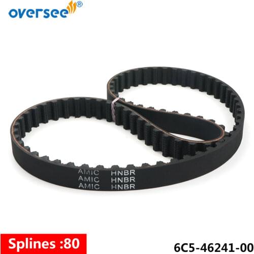 6C5-46241 Timing Belt For Yamaha Outboard Parts 4 Stroke Engine 6C5-46241-00 25-70HP