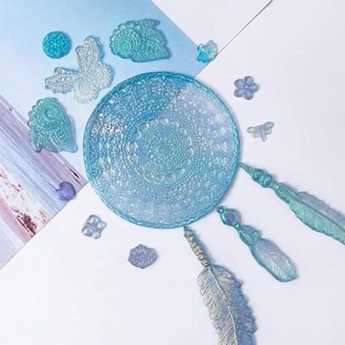DIY Dream Catcher Casting Silicone Mould Crafts Jewelry Pendant Making Tools Crystal Epoxy Resin Mold