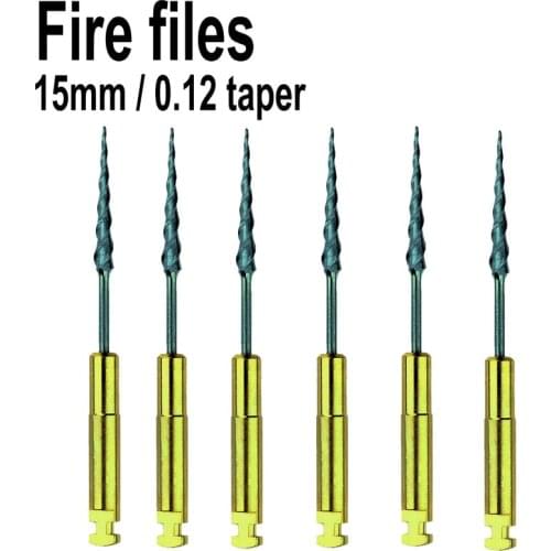 Dental instrument endo fire endodontic rotary files dental endo motor files instrument 15mm for dentistry