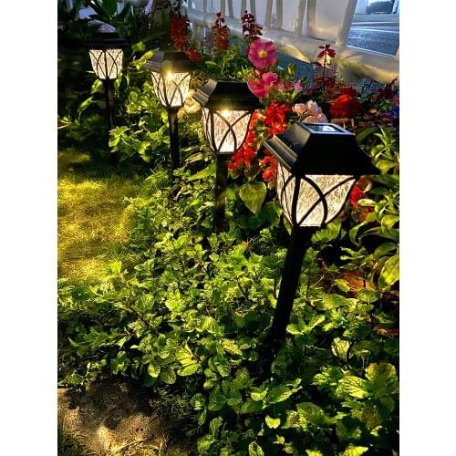 GY Solar Outdoor Lawn Lamp Courtyard Villa Garden Decorative Waterproof Small Night Lamp Yard Layout Lawn Ground Lamp