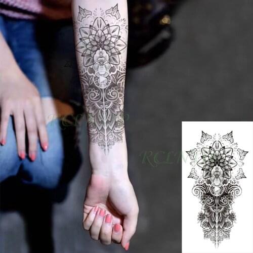 Waterproof Temporary Tattoo Sticker Red Butterfly Rose Fake Tattoo Flash Hand Arm Leg Tattoo for Girl Women Men