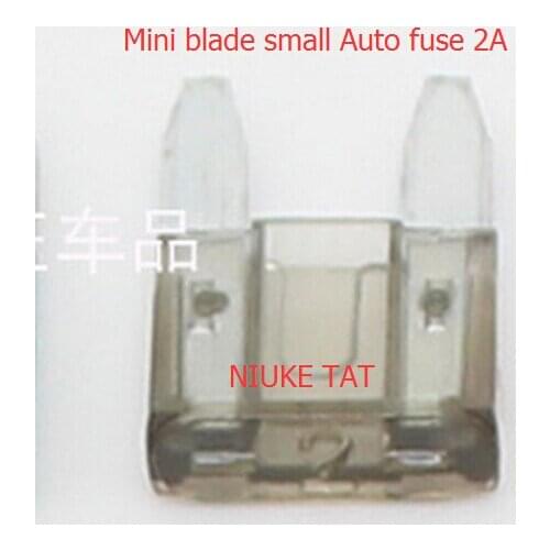 10pcs Mini blade small Auto fuse 2A Boat Blade Fuse 2A Car fuse Automotive fuse 2A Free shipping