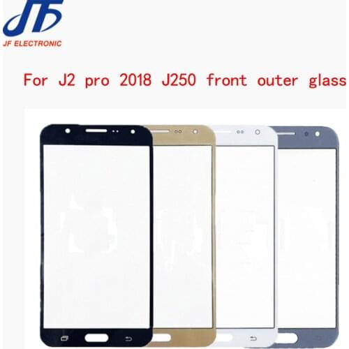 10Pcs/lot Touch Screen panel Replacement parts For Samsung Galaxy J2 Pro 2018 J250 M Front Outer Glass Lens