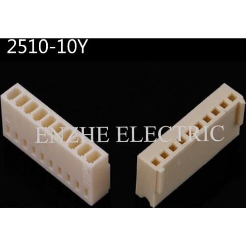 2510-10Y spacing 2.54mm AWG28#-22# ROHS Wire to Board female Bar connector wire Strip connector automotive Plug socket PA66UL94V