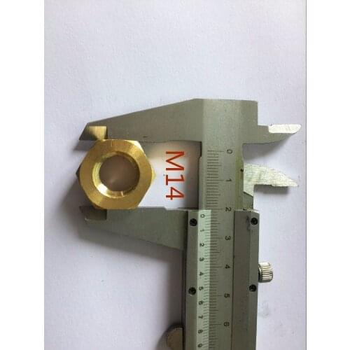 5PCS M14 Hex Copper Nut Hexagon Brass Nuts Hexagonal Nut Screw Nut