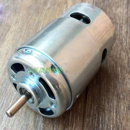 895 DC Motor, High Torque, High Power Generator, Ball Bearing Motor, DC 12-24V, Low Speed, 775 Upgraded Motor