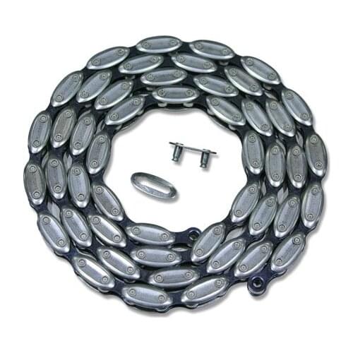 98L Genuine bicycle chain fixed gear single speed bike olive-tank with button