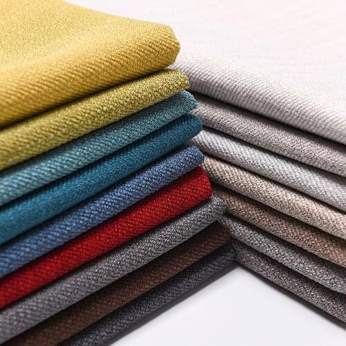 Polyester cotton linen fabric Sofa Slipcover DIY Cloth Handmade sewing needlework Patchwork for Sofa pillow cushion 16colors