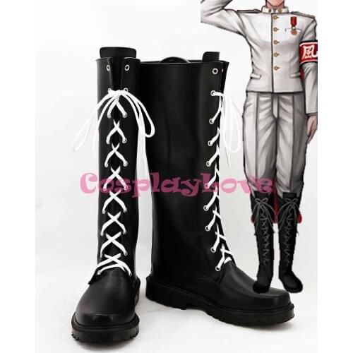Danganronpa Dangan Ronpa Kiyotaka Ishimaru Cosplay Shoes Boots Hand Made For Halloween Christmas Festival CosplayLove